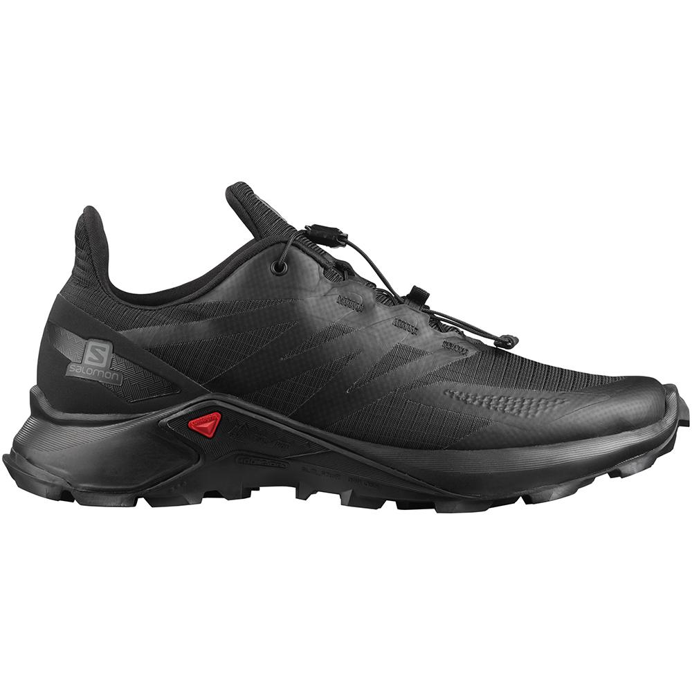 Salomon Israel SUPERCROSS BLAST - Mens Trail Running Shoes - Black (FDYT-78240)